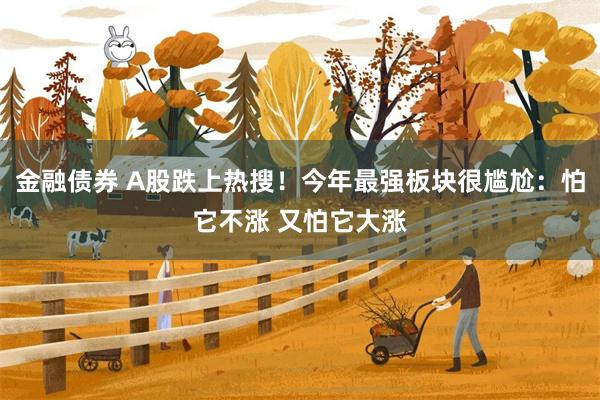 金融债券 A股跌上热搜！今年最强板块很尴尬：怕它不涨 又怕它大涨