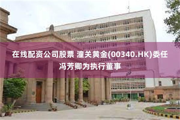 在线配资公司股票 潼关黄金(00340.HK)委任冯芳卿为执行董事