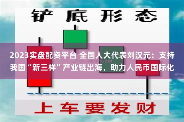 2023实盘配资平台 全国人大代表刘汉元：支持我国“新三样”产业链出海，助力人民币国际化